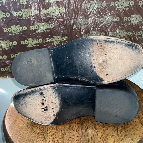 RODEO BRAVO Men's Biker Boot 134 Black Used - Picture 9 of 16